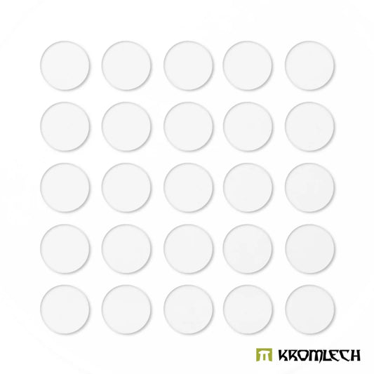 Kromlech Clear Acrylic Bases: Round 40mm