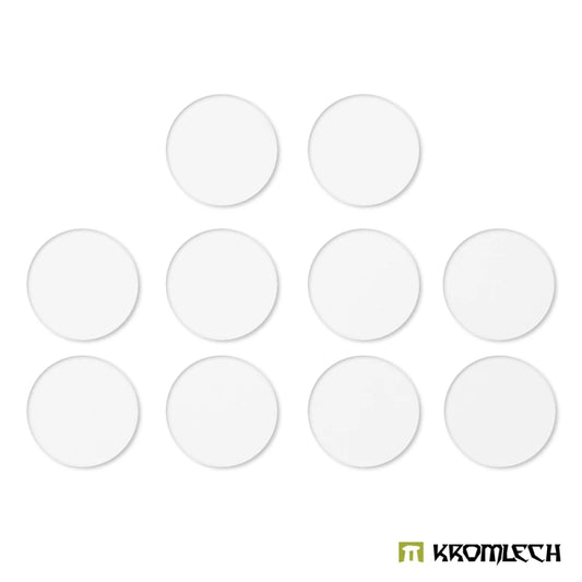 Kromlech Clear Acrylic Bases: Round 90 mm