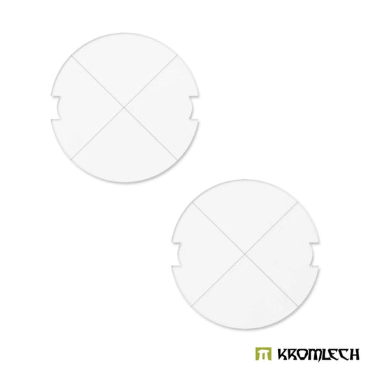 Kromlech Clear Acrylic Legion Bases – 100 mm