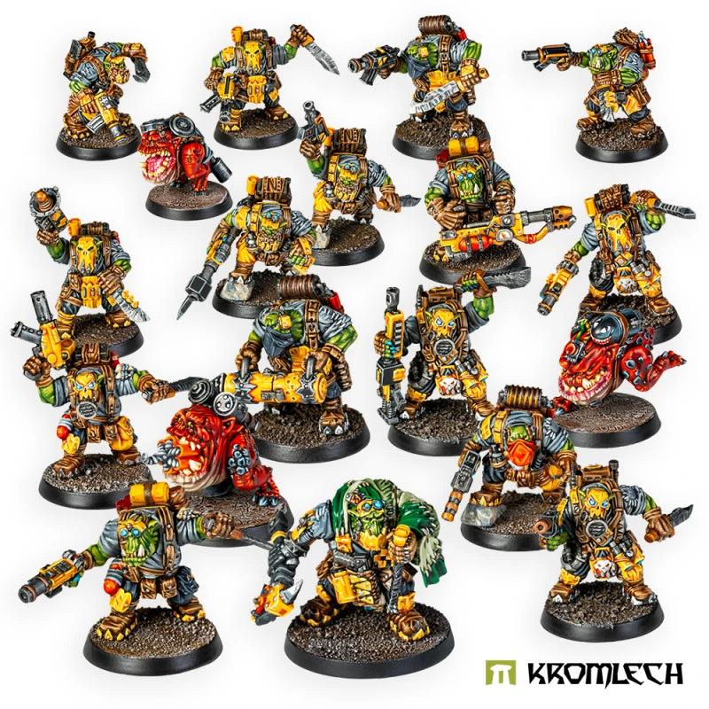 Kromlech Orc Cybork Mercenaries Mob Kommandos