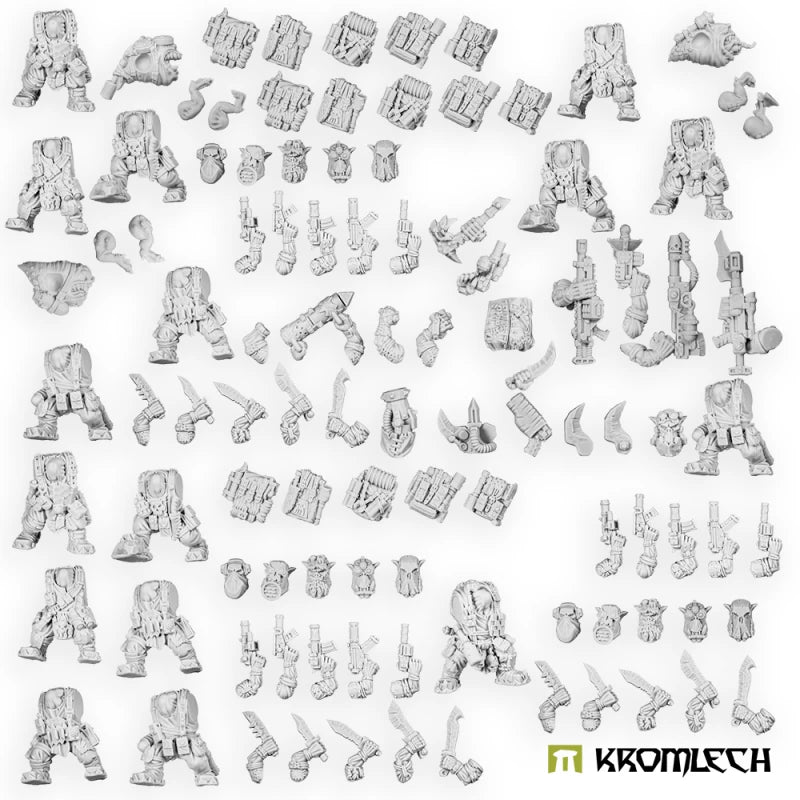 Kromlech Orc Cybork Mercenaries Mob Kommandos