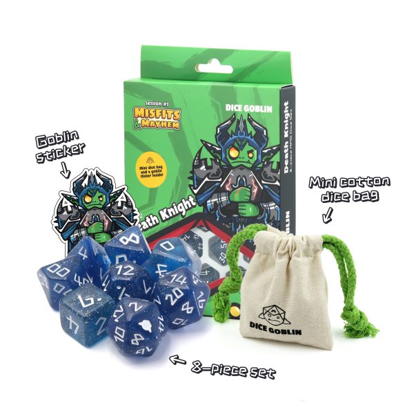 The Death Knight Dice set by Dice Goblin