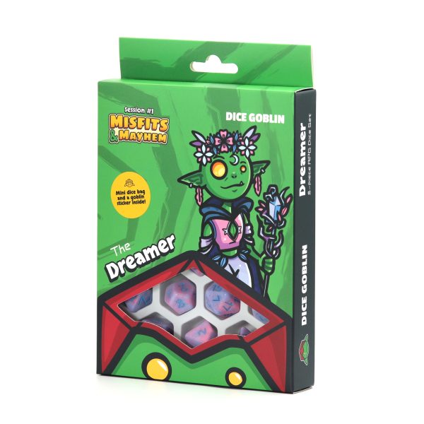 The Dreamer Dice set by Dice Goblin