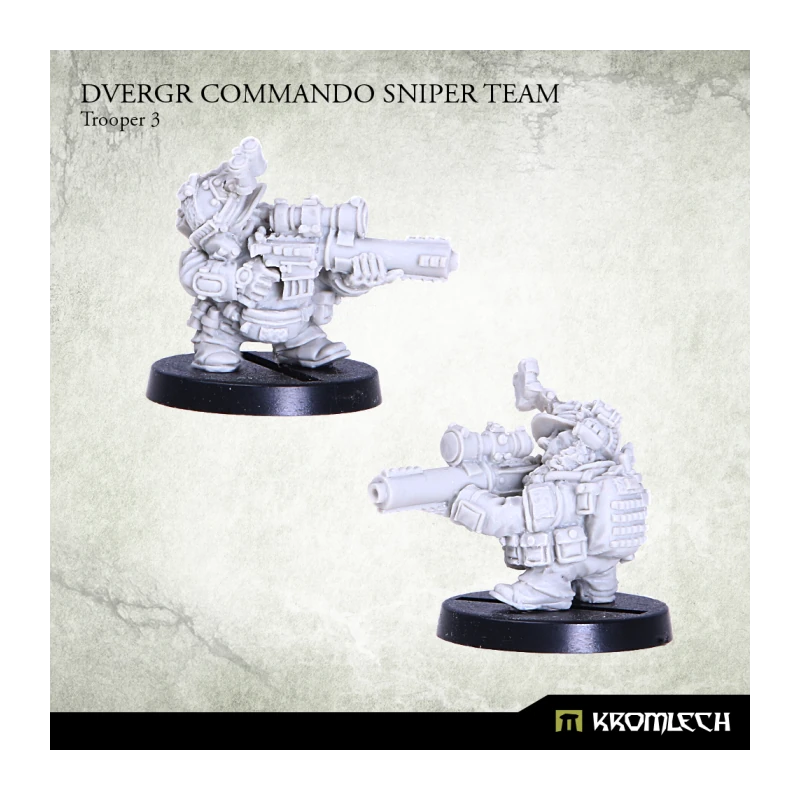 Kromlech Dvergr Commando Sniper Team