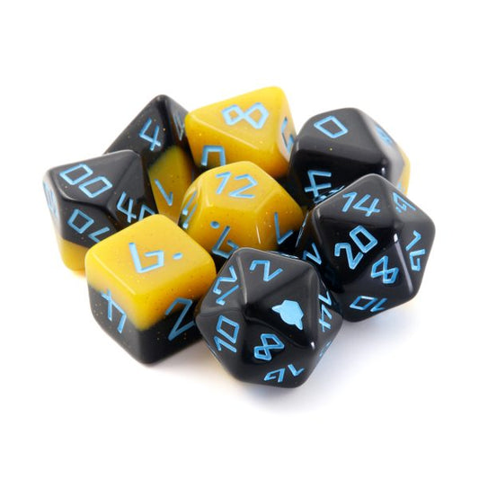 The Electromancer Dice set by Dice Goblin