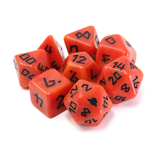 The Fiendish Dice set by Dice Goblin