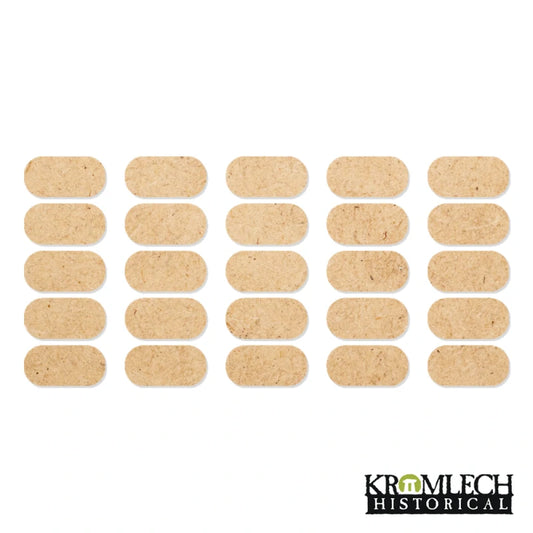 Kromlech Flat Bases 25x50 mm