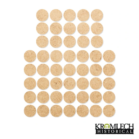 Kromlech Flat Round Bases 25 mm