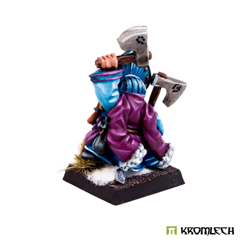 Kromlech Hospodars Dwarf Boyarina with two axes