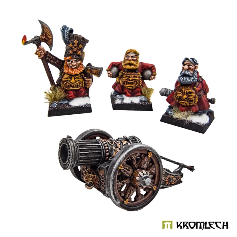 Kromlech Hospodars Dwarf Cannon with crew