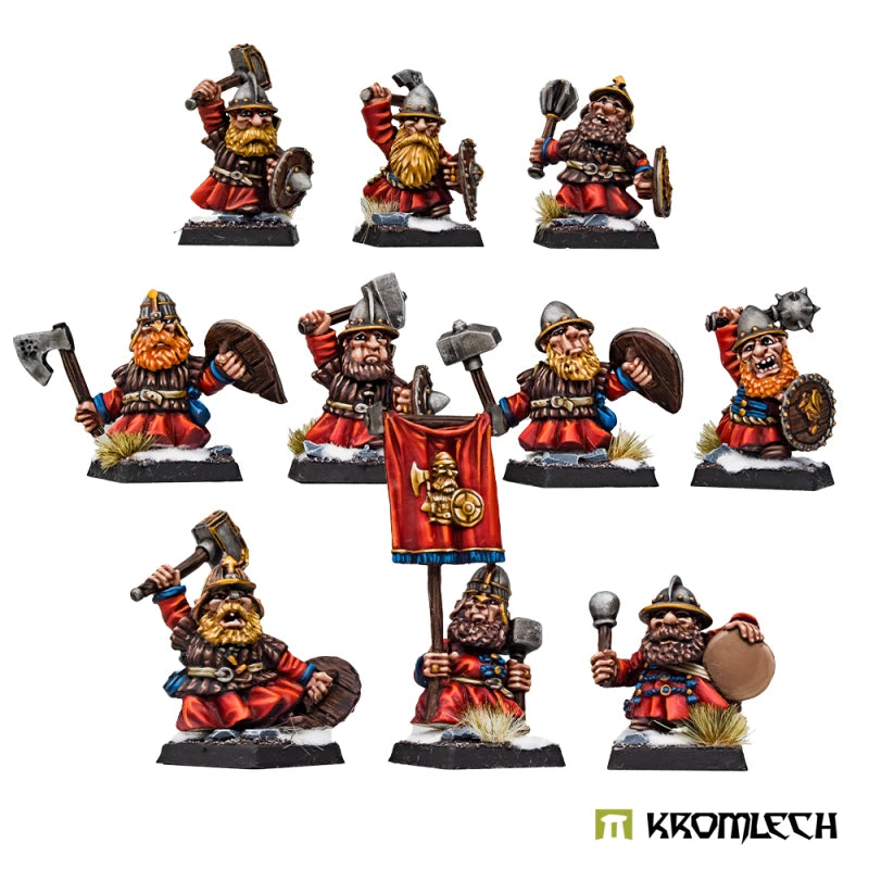 Kromlech Hospodars Dwarf Warriors Command