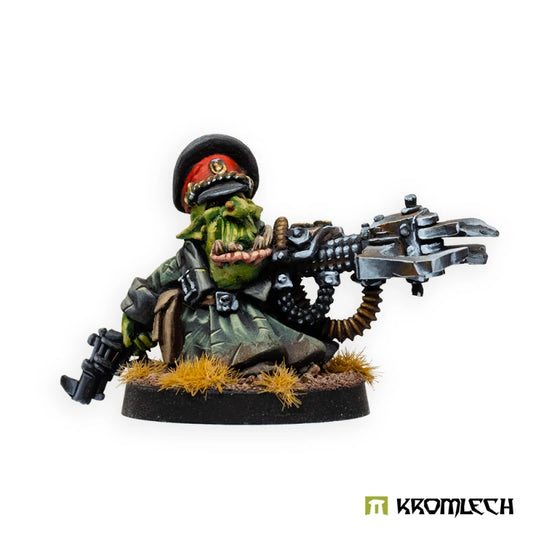 Kromlech Orc Greatcoat Korps Goblin Commander Kurz von Niedrig