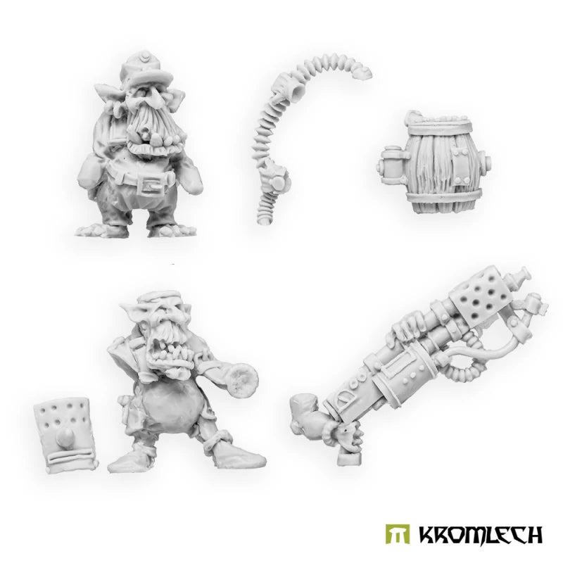 Kromlech Orc Greatcoat Korps Goblin Flamer Team