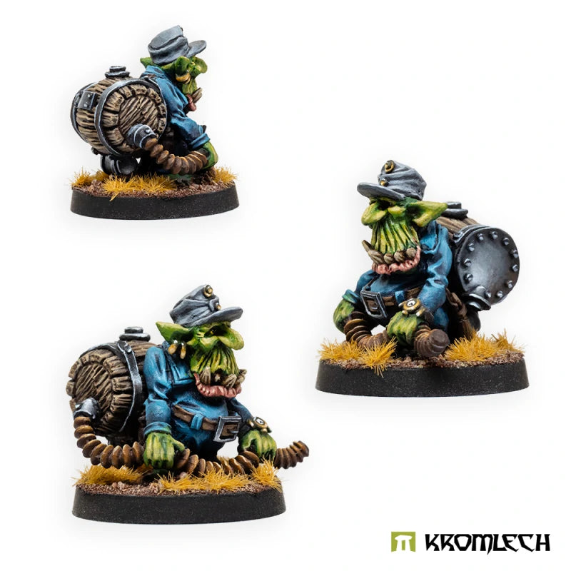 Kromlech Orc Greatcoat Korps Goblin Flamer Team