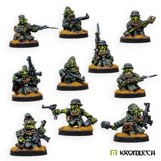 Kromlech Orc Greatcoat Korps Goblin Squad