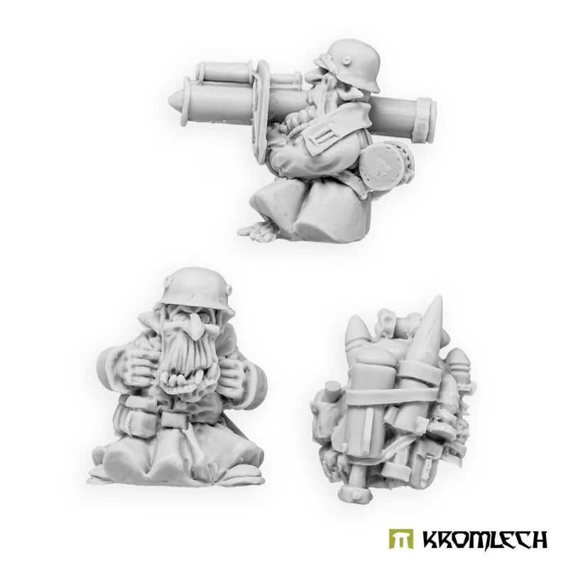 Kromlech Orc Greatcoat Korps Goblin Tank Hunter Team