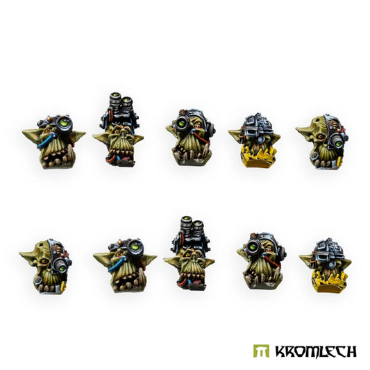 Kromlech Orc Juggernaut Mecha-Armour - Bare Heads