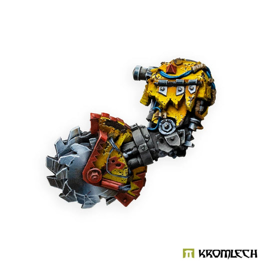 Kromlech Orc Juggernaut Mecha-Armour - Left Mega Buzzsaw