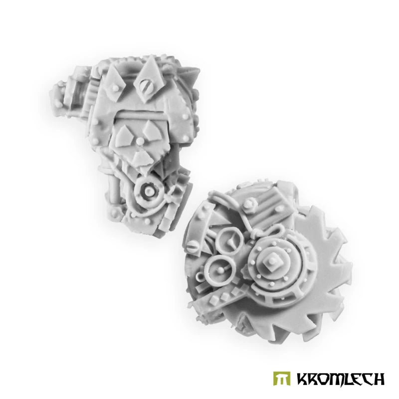 Kromlech Orc Juggernaut Mecha-Armour - Right Mega Buzzsaw