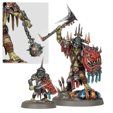 Orruk Warclans , Killaboss & Stabgrot Age Of Sigmar Dominion Miniatures Games Workshop