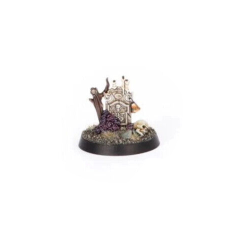 Cursed city Objective Marker "A" Games Workshop Miniature