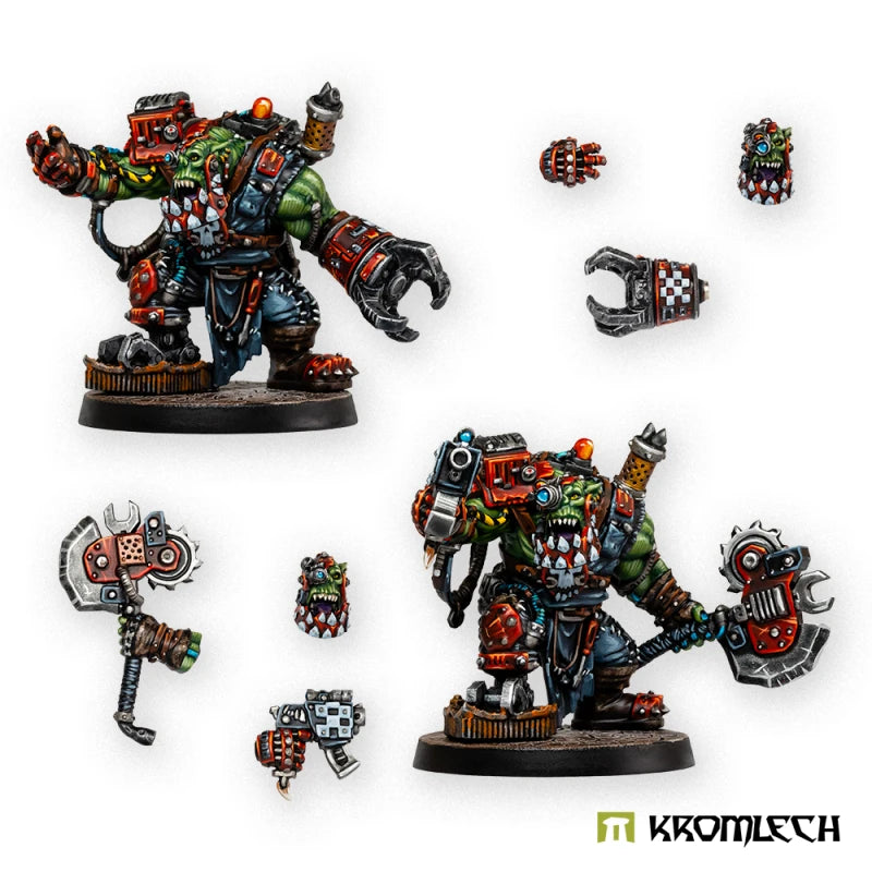 Kromlech Orc Mech-Boss Dredsmasha with Retinue