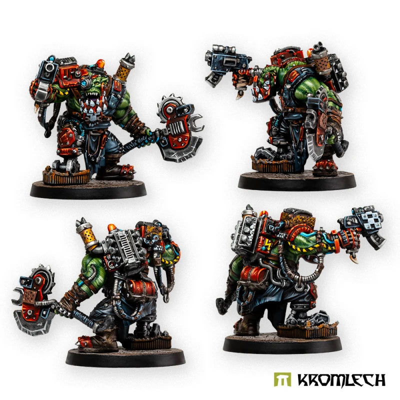Kromlech Orc Mech-Boss Dredsmasha with Retinue