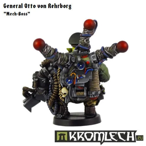 Kromlech Orc Mech-Boss General Otto von Rehrborg Greatcoat Korps