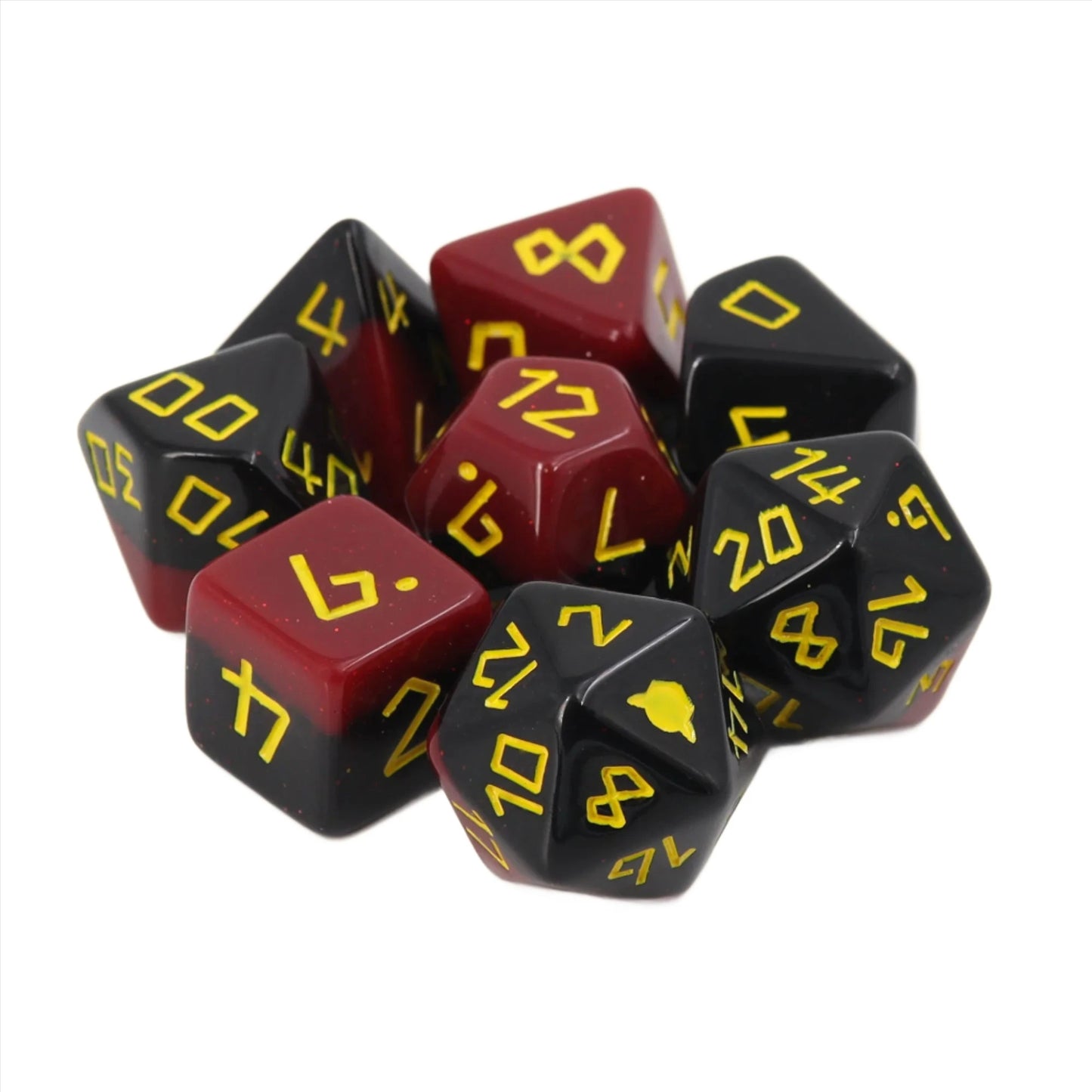 The Mercenary Dice set by Dice Goblin