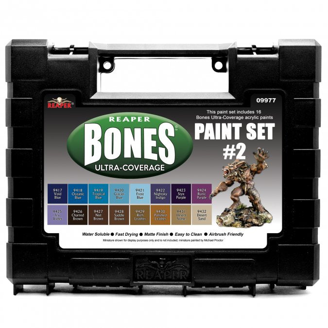 Reaper Miniatures MSP Bones Ultra-Coverage Paints: Set #2