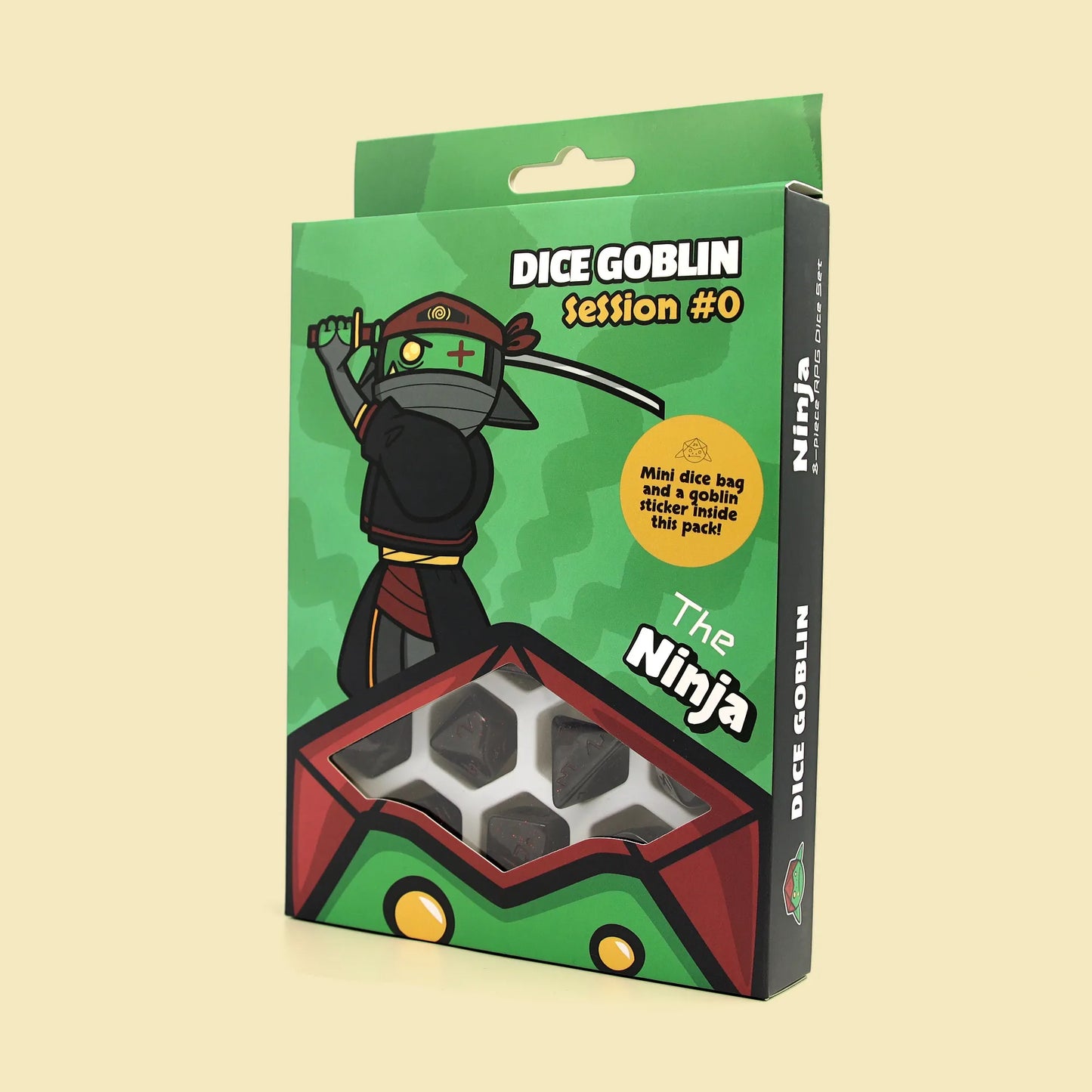 The Ninja Dice set by Dice Goblin