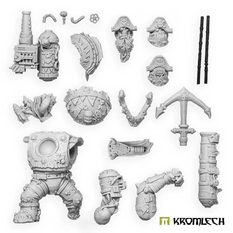 Kromlech Orc Corsair Warlord Deffkrooza ork warboss
