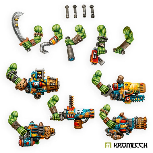 Kromlech Orc Corsairs Kaptins Blasta Guns Set 1