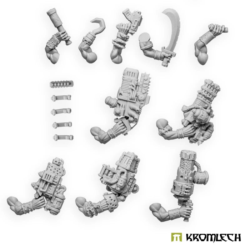 Kromlech Orc Corsairs Kaptins Blasta Guns Set 1