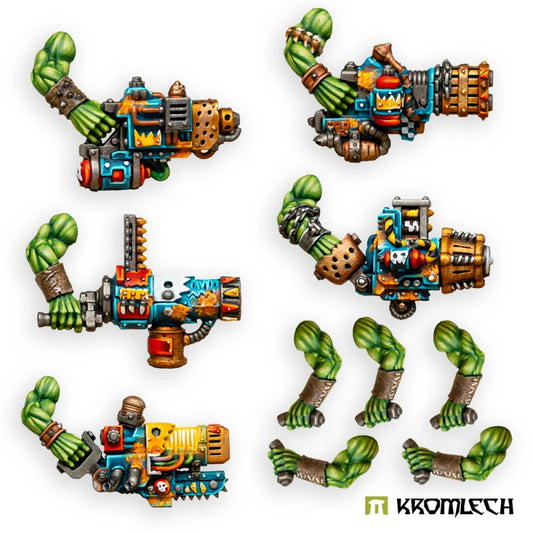 Kromlech Orc Corsairs Kaptins Blasta Guns Set 2