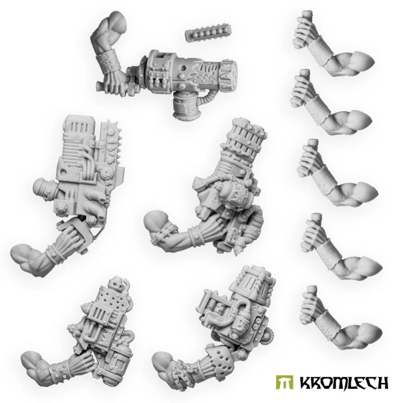 Kromlech Orc Corsairs Kaptins Blasta Guns Set 2
