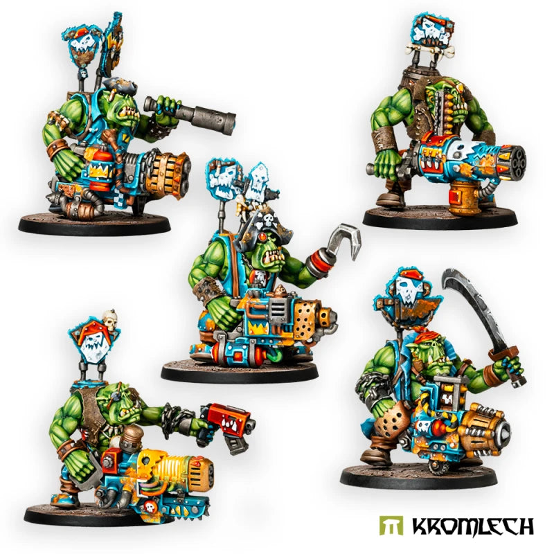 Kromlech Orc Corsairs Kaptins Team Freebooters