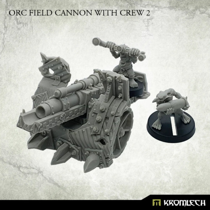 Kromlech Ork Field Cannon with Crew 2