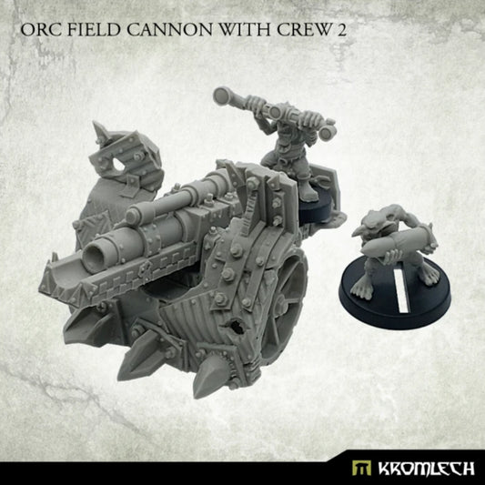 Kromlech Ork Field Cannon with Crew 2