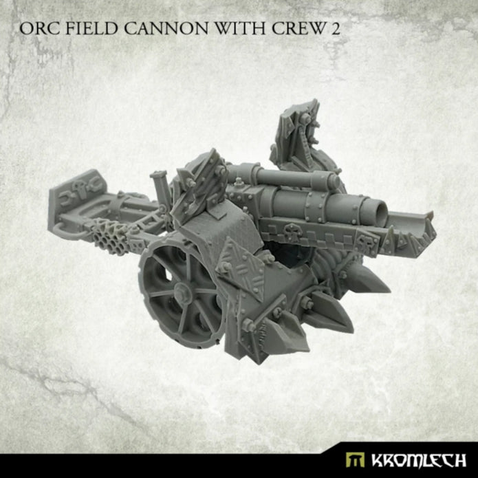 Kromlech Ork Field Cannon with Crew 2