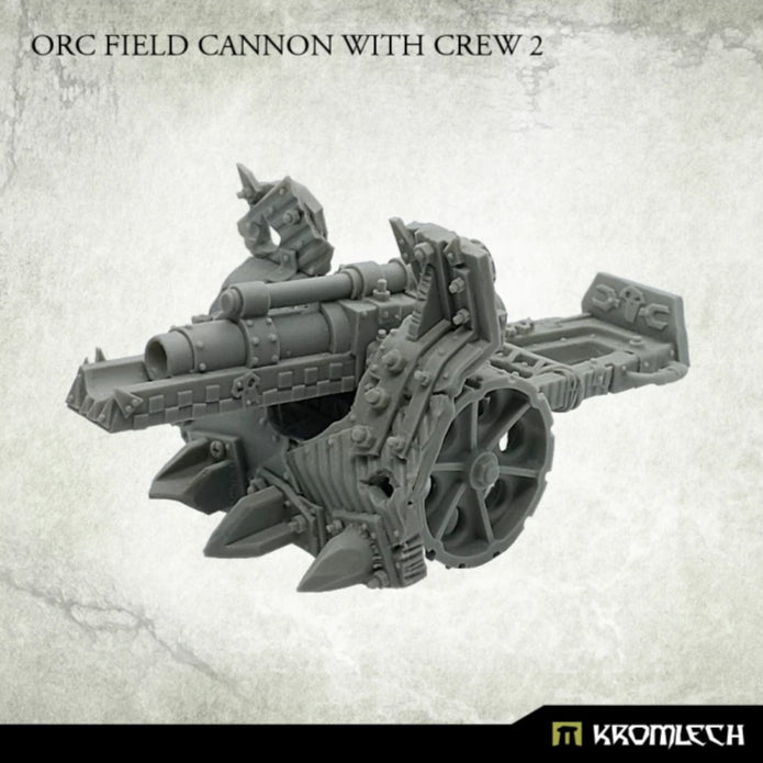 Kromlech Ork Field Cannon with Crew 2