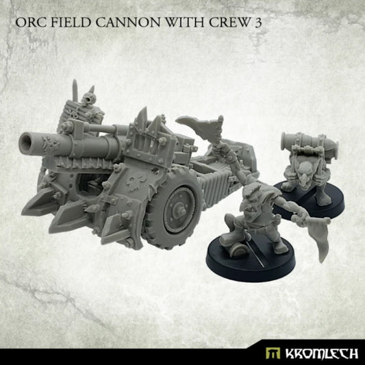 Kromlech Ork Field Cannon with Crew 3