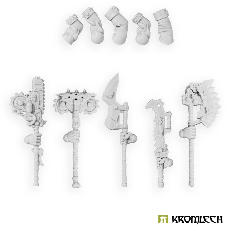 Kromlech Orc Greatcoat Boss Right Big Cleavers