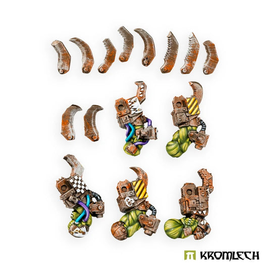 Kromlech Orc Greatcoat Boss Right Crushers