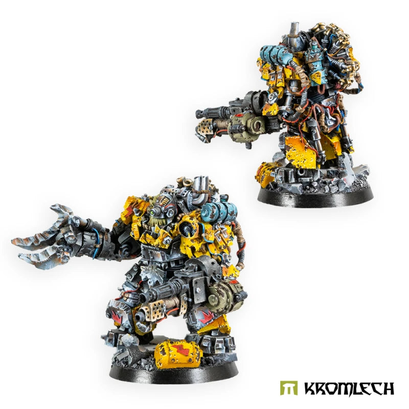 Kromlech Orc Juggernaut Mecha-Armour with Heavy Flamer