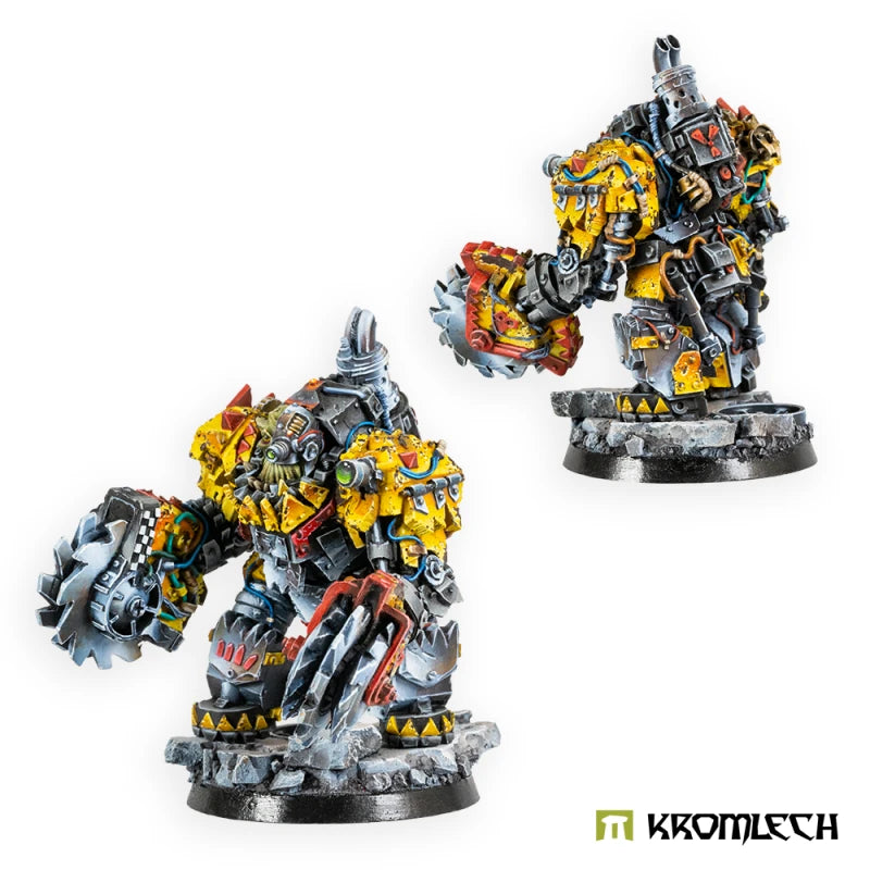 Kromlech Orc Juggernaut Mecha-Armour with Rippa Buzzsaws
