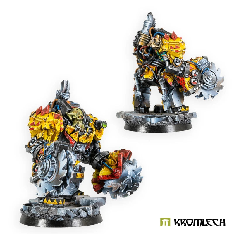 Kromlech Orc Juggernaut Mecha-Armour with Rippa Buzzsaws
