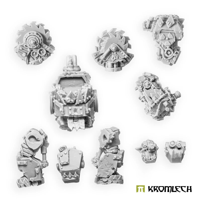 Kromlech Orc Juggernaut Mecha-Armour with Rippa Buzzsaws