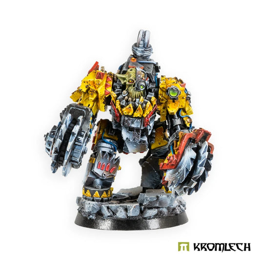 Kromlech Orc Juggernaut Mecha-Armour with Rippa Buzzsaws