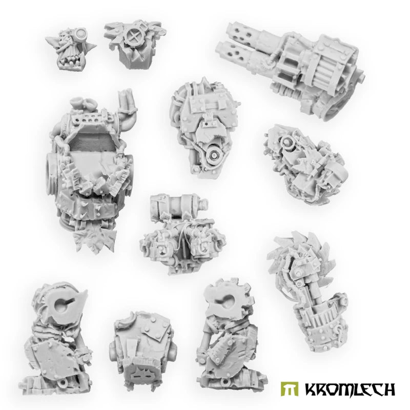 Kromlech Orc Juggernaut Mecha-Armour with Shoota and Buzzsaw